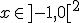 x \in ]-1,0[^2